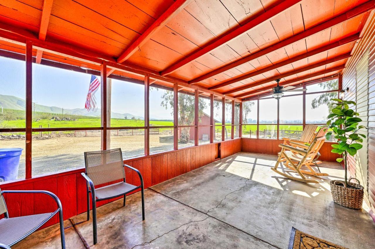 Peaceful Ranch Home With Sierra Nevada Views Woodlake Exterior foto